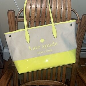 Kate spade ash street logo tote zip top
